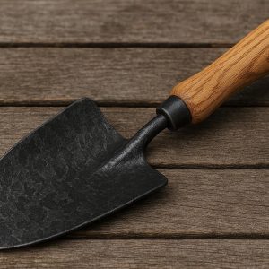 Solid Forged Carbon Steel Garden Trowel with Ash Wood Handle
