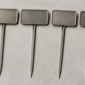 Metal Plant Labels with Engravable Surface for Permanent Marking